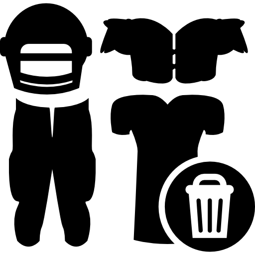 rugby-kleidung ausrüstung mit wäschekorb zeichen  kostenlos Icon