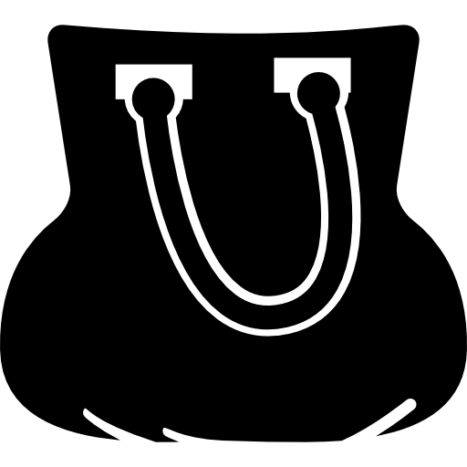 weibliche schwarze handtaschen-seitenansicht kostenlos Icon