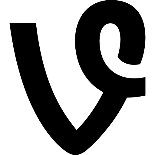 contour de logo de texte de vigne Icône gratuit
