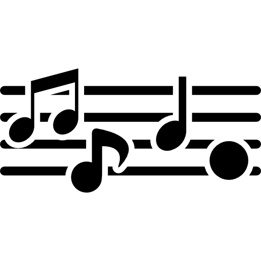 símbolos de composición musical icono gratis