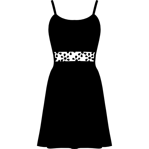 Vestido de mujer - Iconos gratis de moda