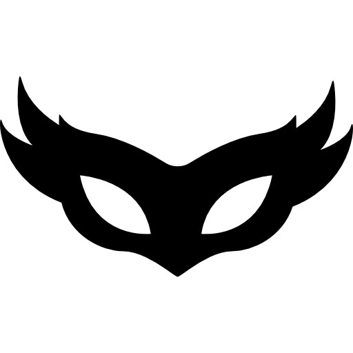 Eyes mask shape free icon