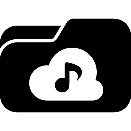 dossier de musique Icône gratuit