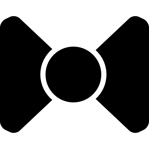 bow silhouette noire Icône gratuit