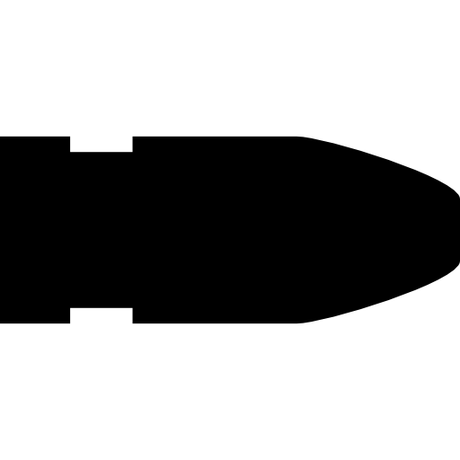 silhouette noire de balle Icône gratuit
