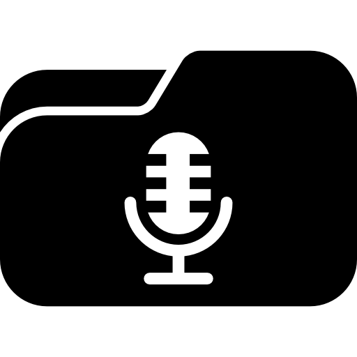 Voice recordings folder icon