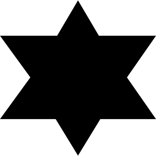 silhouette d'étoile de badge de police Icône gratuit