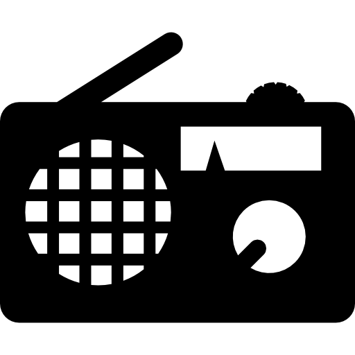 transmisor de radio con antena icono gratis
