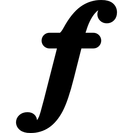 Musical Symbol Of Letter F - Free Music Icons