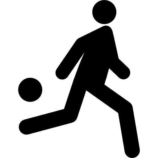 Silhueta de homem correndo - ícones de esportes grátis
