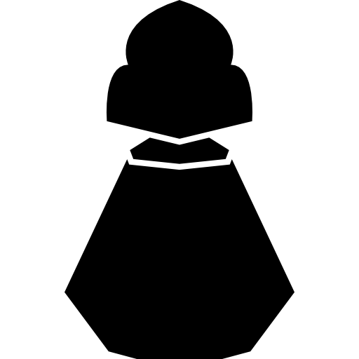 flaschenschwarze elegante silhouette kostenlos Icon