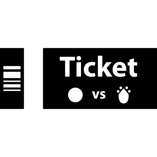 boleto de fútbol icono gratis