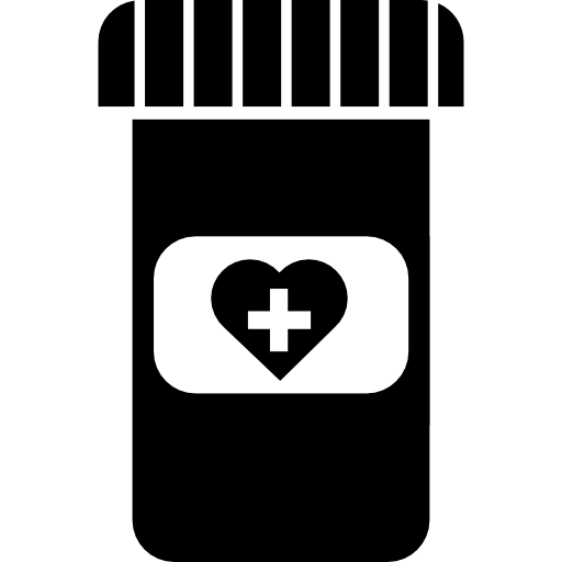 envase de pastillas de medicina icono gratis