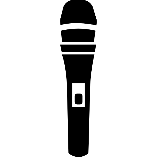 microphone à main Icône gratuit