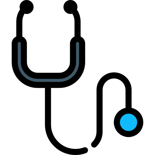 Stethoscope Detailed Rounded Lineal color icon