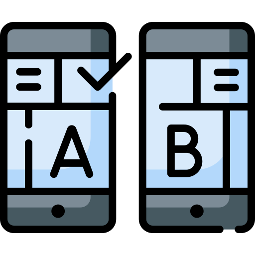 Ab testing Special Lineal color icon