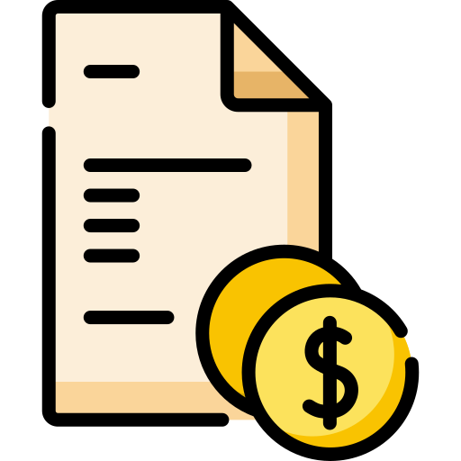 Invoice Special Lineal color icon