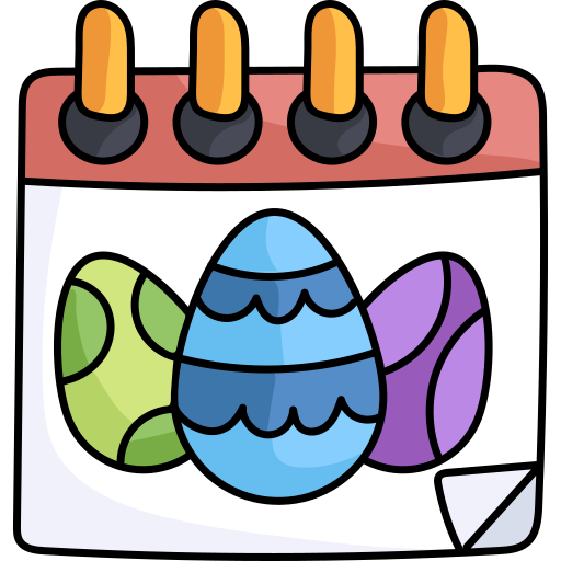 día de pascua icono gratis