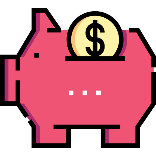 Piggy bank free icon