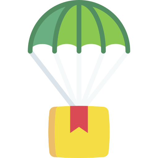 Parachute Special Flat icon