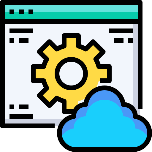 computación en la nube icono gratis