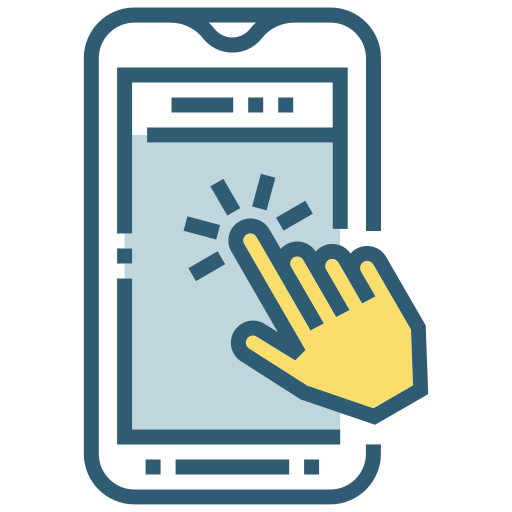 Touch screen phone - Free electronics icons