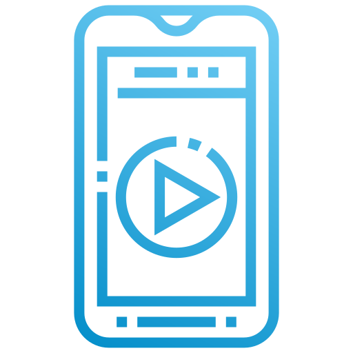 video móvil icono gratis