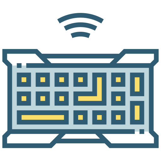 teclado inalambrico icono gratis