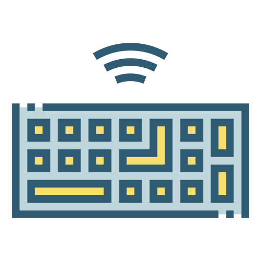 teclado inalambrico icono gratis