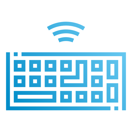 teclado inalambrico icono gratis