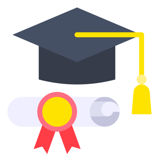 sombrero de graduacion icono gratis