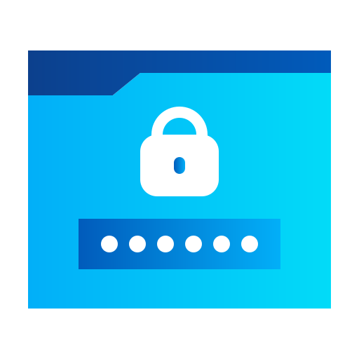 Password Generic Flat Gradient Icon 2742