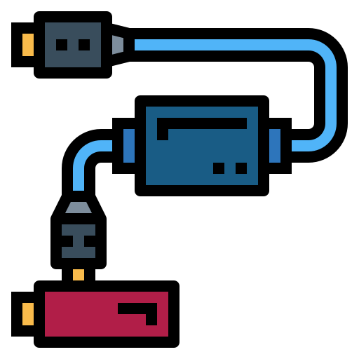 puerto usb icono gratis