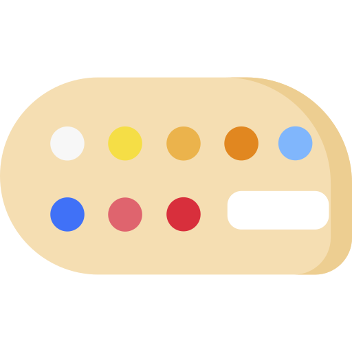 paleta de pintura grátis ícone paleta de pintura grátis ícone