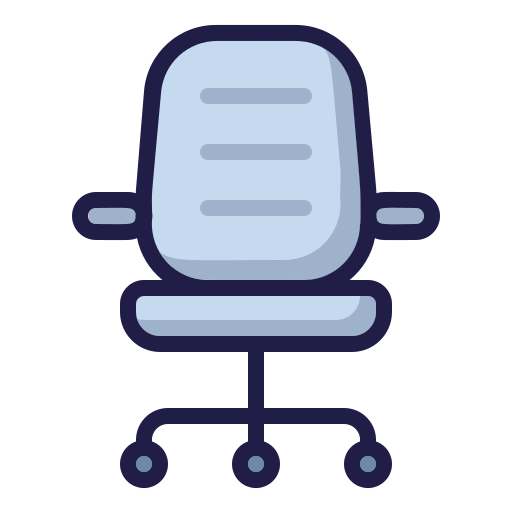 Office chair Generic Blue icon