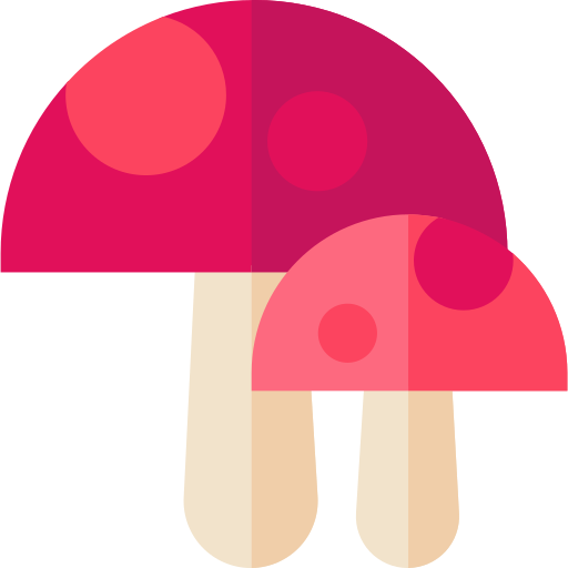 Mushroom Basic Straight Flat icon