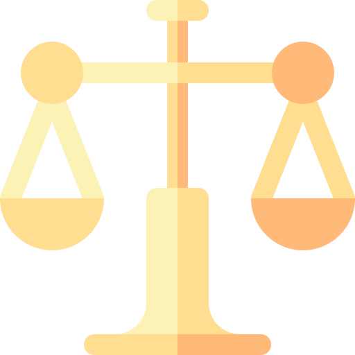 justice Icône gratuit