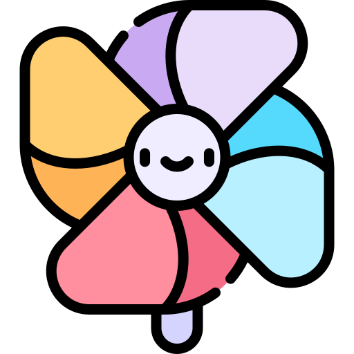 Toy windmill free icon