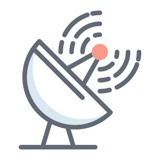 antena parabólica icono gratis