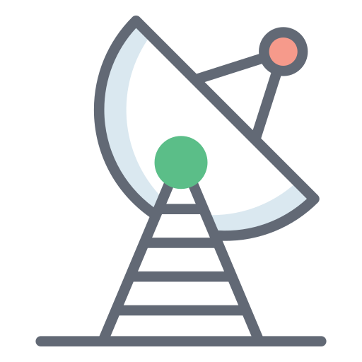 antena parabólica icono gratis