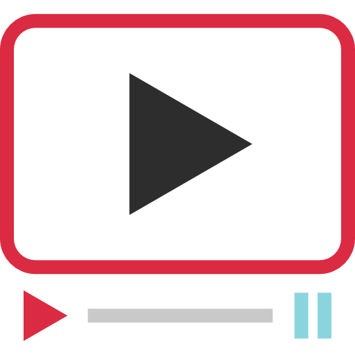 reproductor de video icono gratis