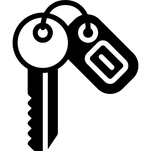 llave de la habitación icono gratis