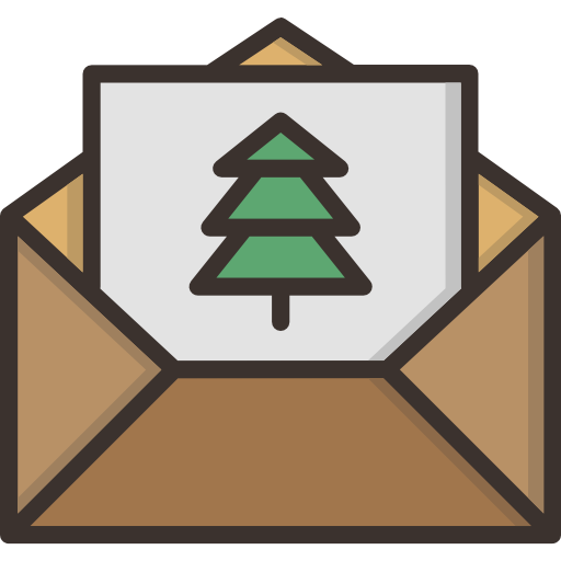 tarjeta de navidad icono gratis