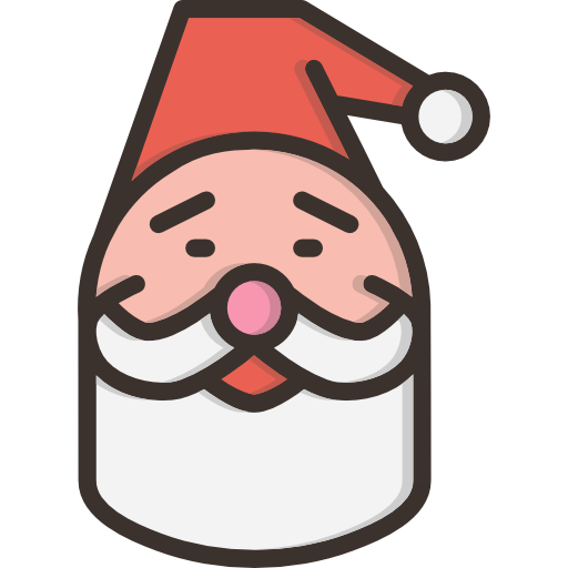 papá noel icono gratis