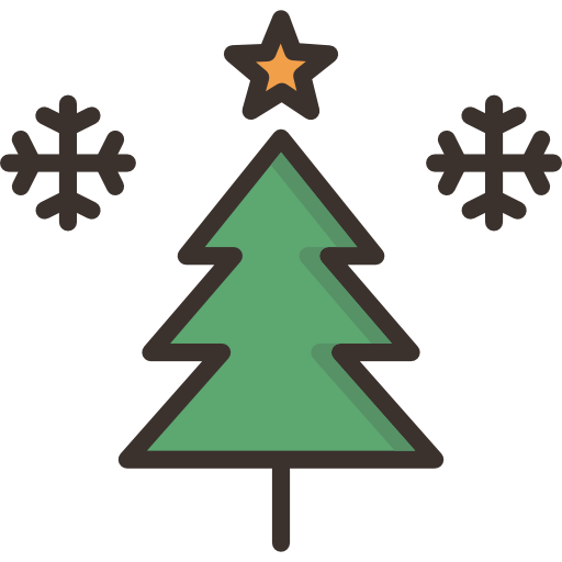 árbol de navidad icono gratis