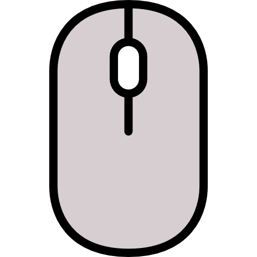 clicker del mouse icono gratis