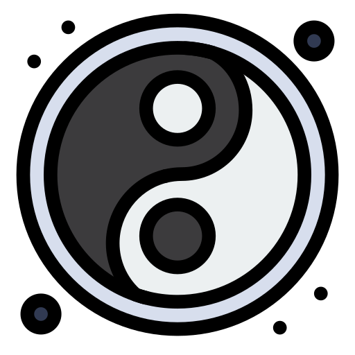 ying yang icono gratis