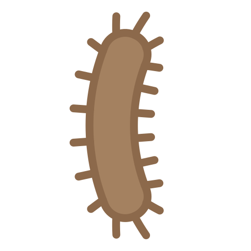 Bacteria Generic Flat icon