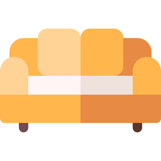 Couch Basic Rounded Flat icon