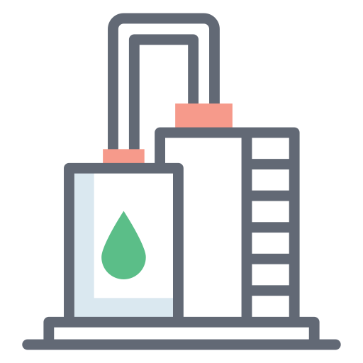 refinaria de óleo grátis ícone
